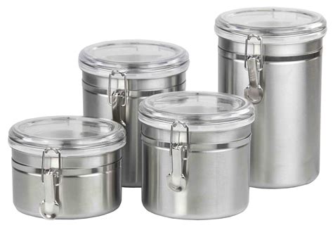 stainless steel canisters for bathroom cabinet storage|Amazon.com: Bathroom Storage Container.